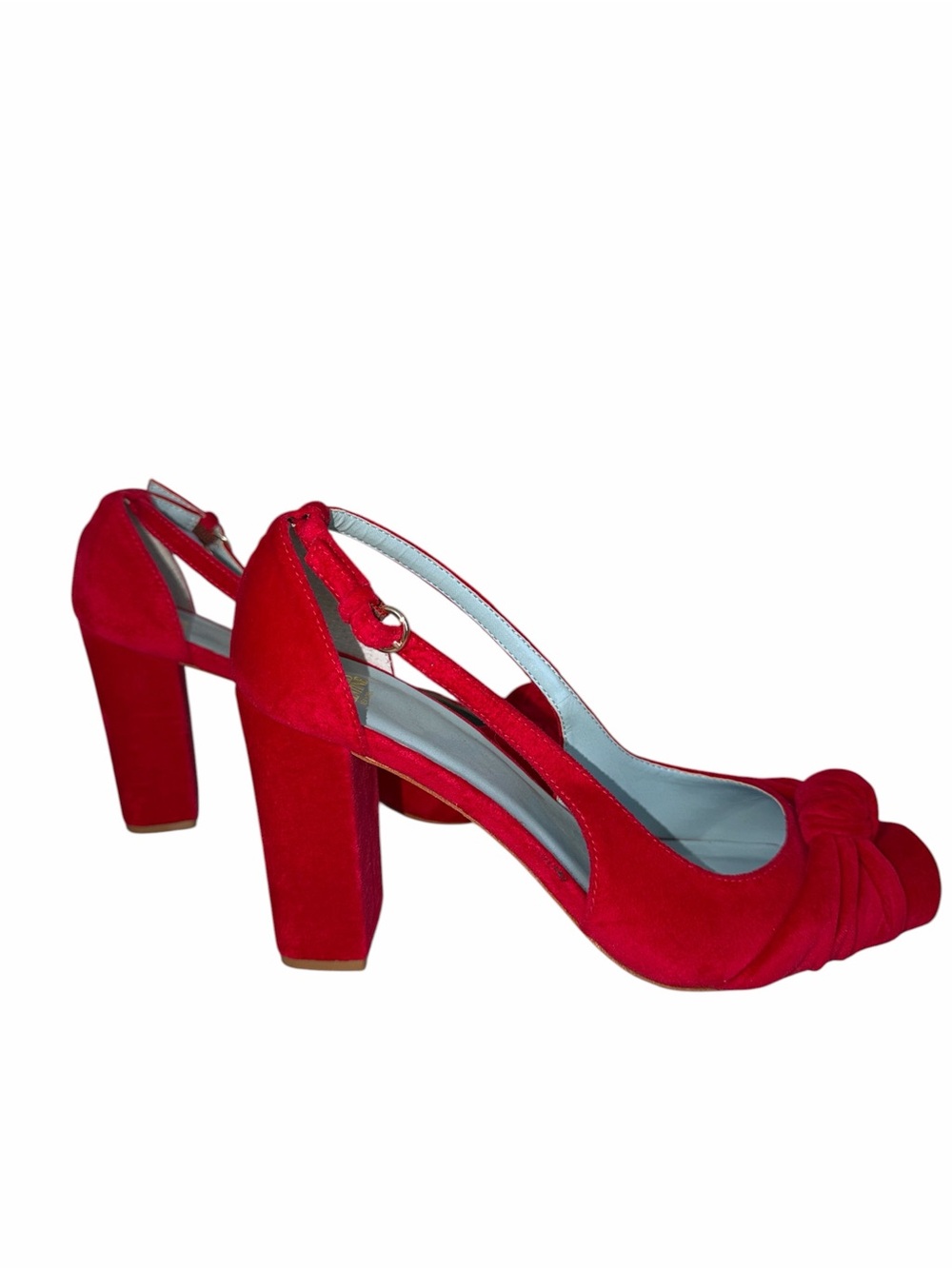 2H2 Frances Valentine Retro Pump Red Velvet Size 9